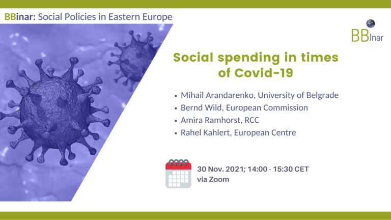 30/11/2021 first BBinar: Social spending in times of Covid-19