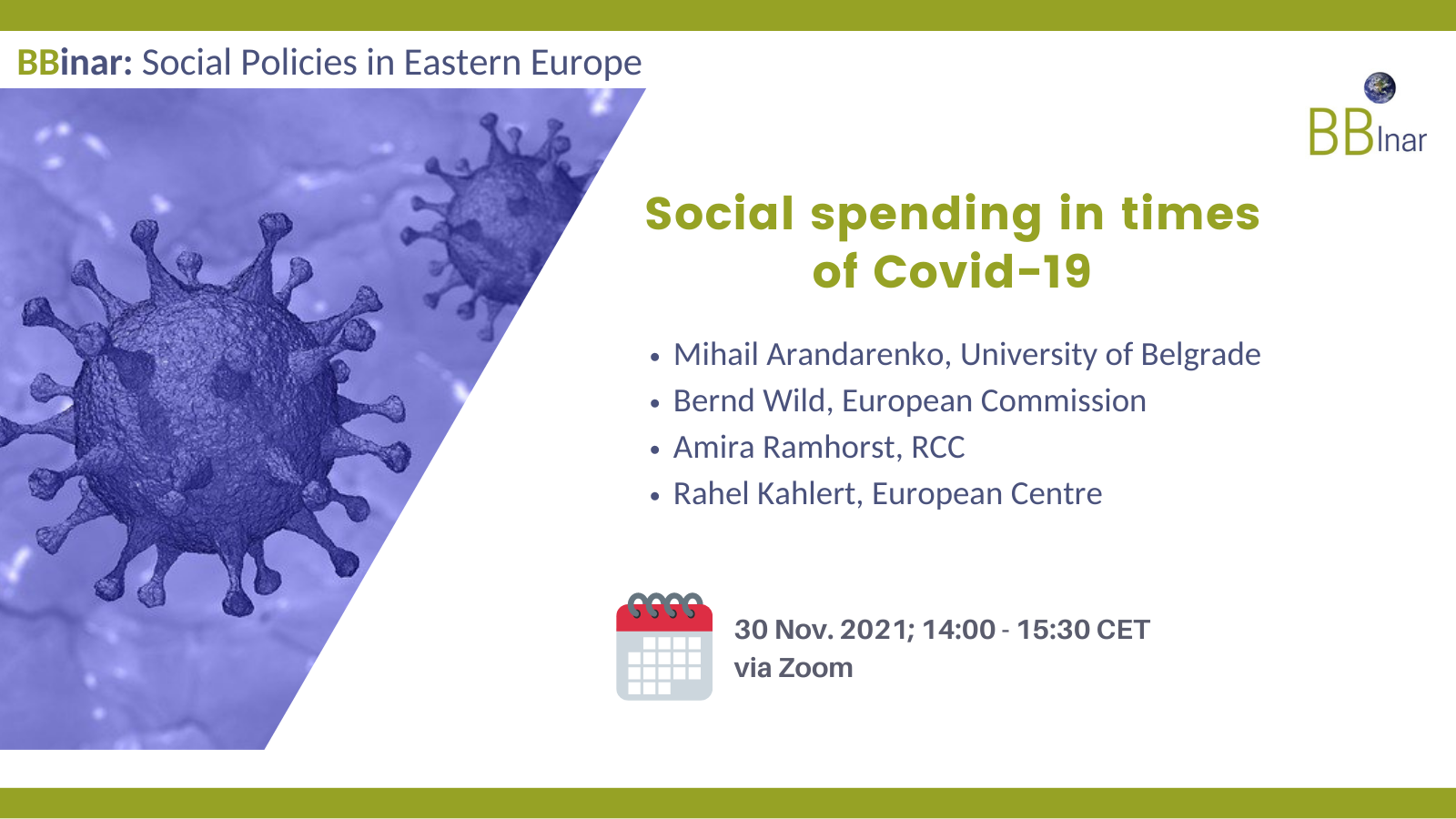 1st BBinar: Social spending in times of Covid-19