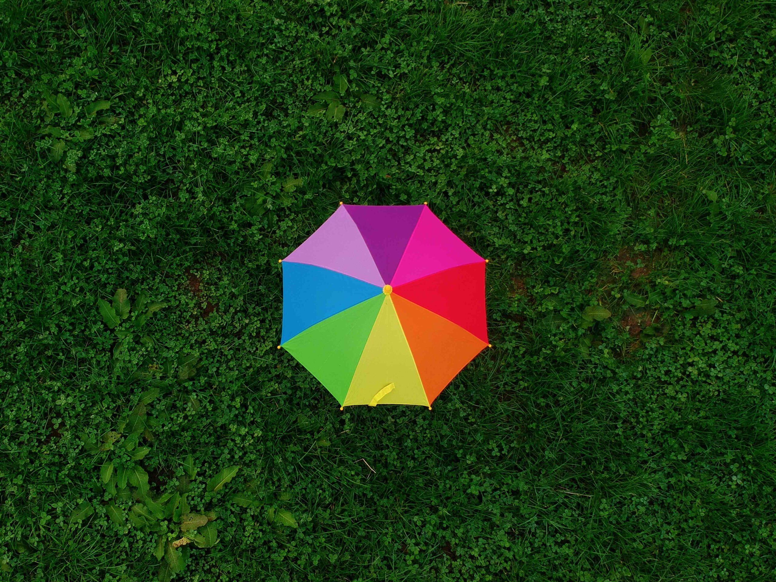 colourful umbrella