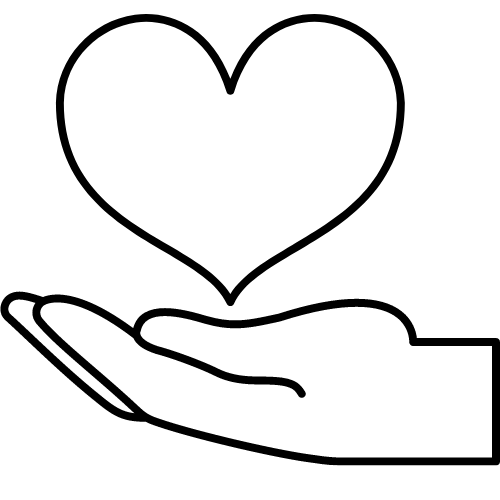Hand w. heart
