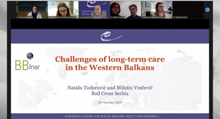 7th BBinar: Challenges of long-term care in the Western Balkans