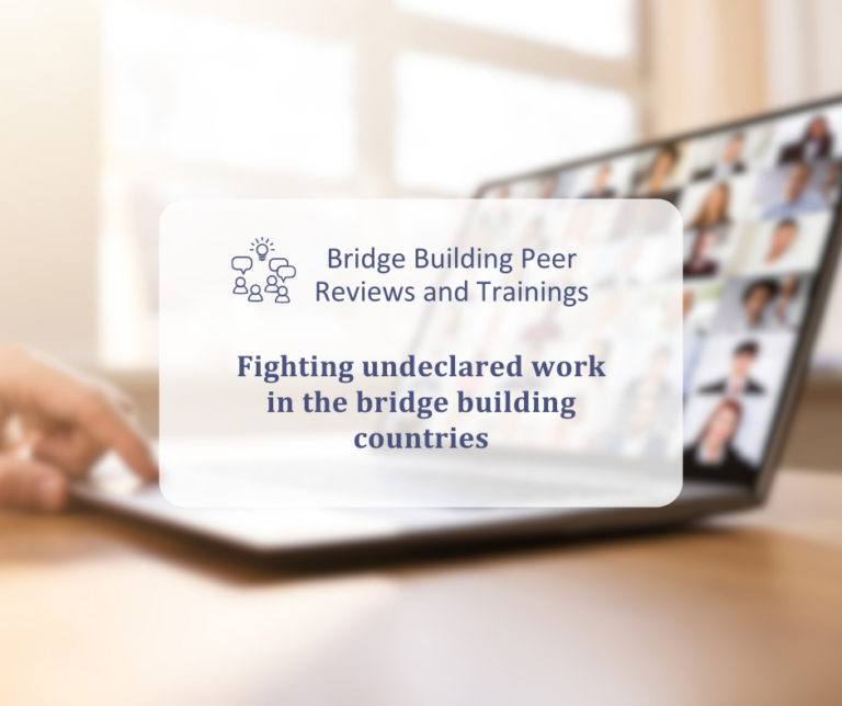 Bridge Building Peer Reviews and Trainings: Fighting undeclared work in the bridge building countries