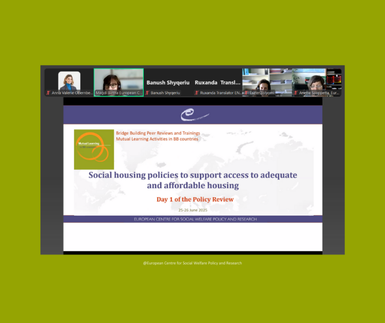 Policy Review: Social housing policies to support access to adequate and affordable housing