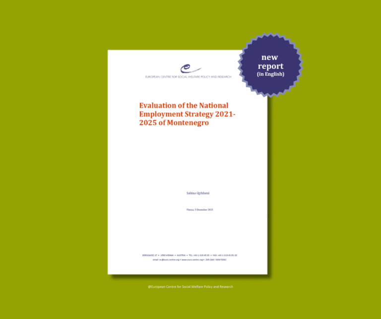 Report: Evaluation of the National Employment Strategy 2021-2025 of Montenegro 