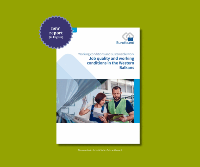 Report: Job Quality and Working Conditions in the Western Balkans